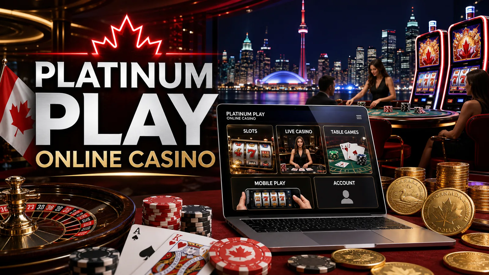 Platinum Play Online Casino Canada content banner